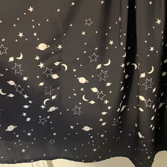 eShakti Wayward Fancies Celestial Long Shirt Dress 1x - Picture 2 of 7